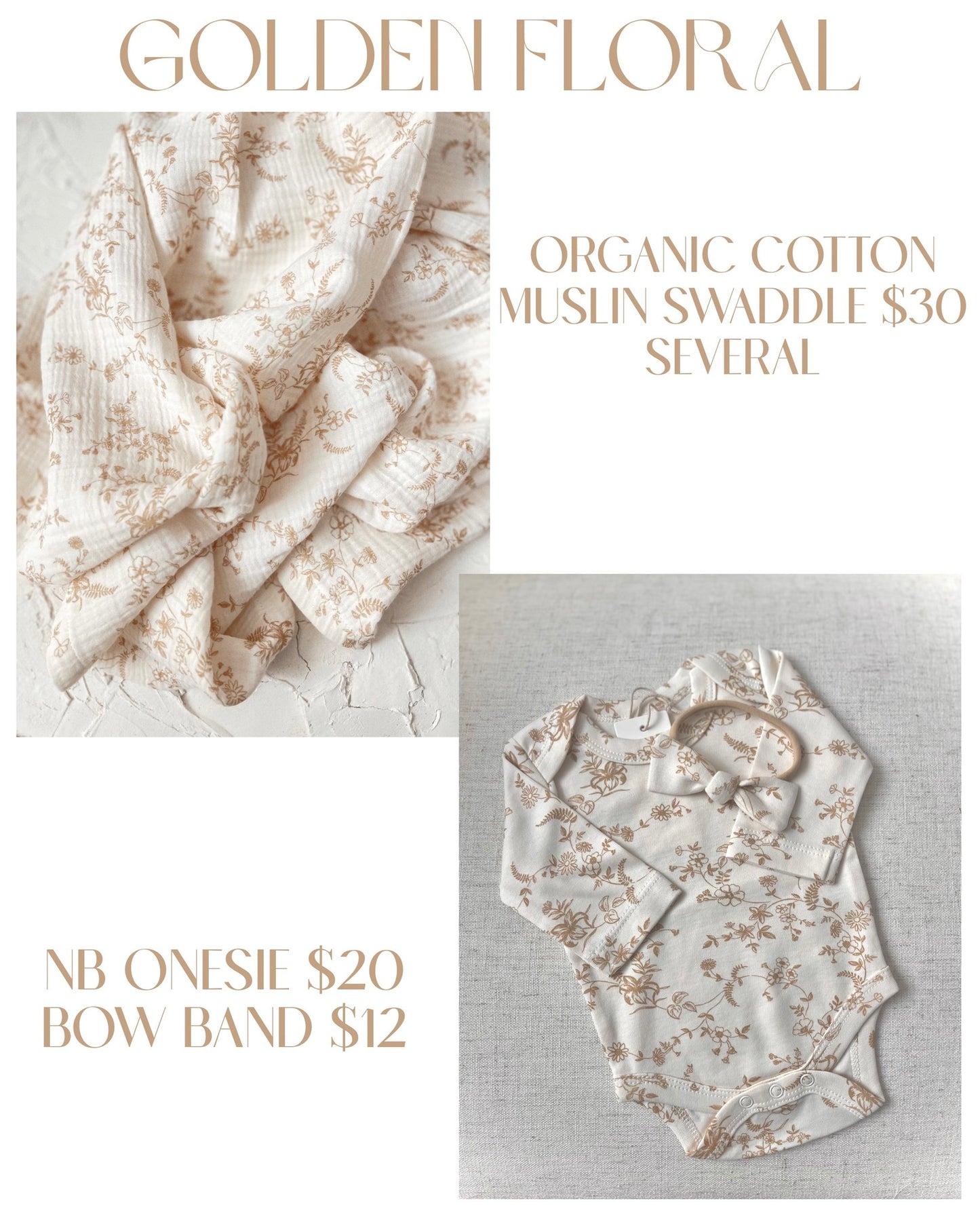 Golden Floral Collection