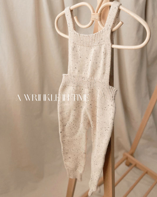 TWEED KNIT OVERALLS