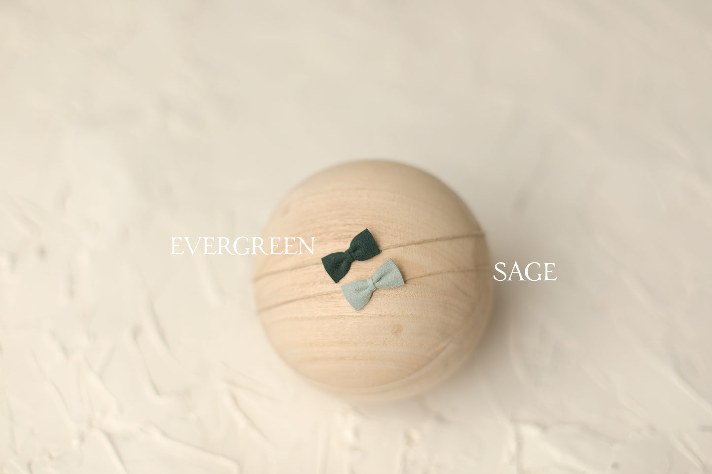 Single Suede Bitty Bow Band